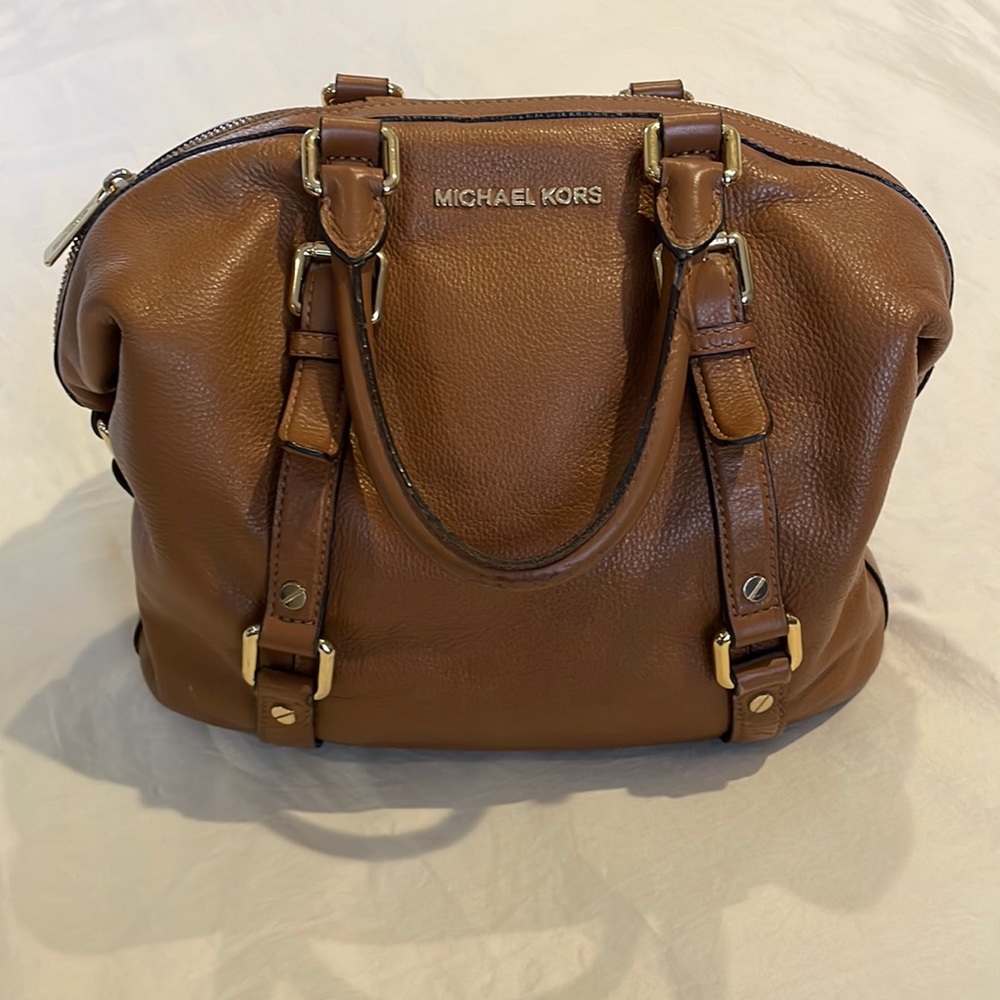 Michael kors brown leather bag